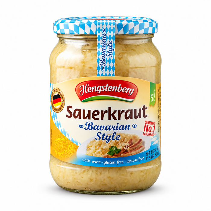 Hengstenberg Bavarian Wine Sauerkraut in Jar