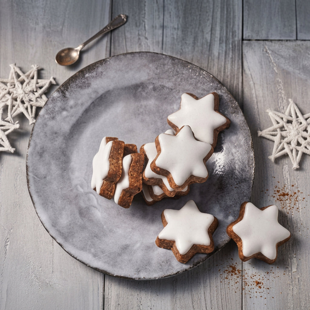 Lebkuchen Schmidt Zimsterne with 30% Less Sugar