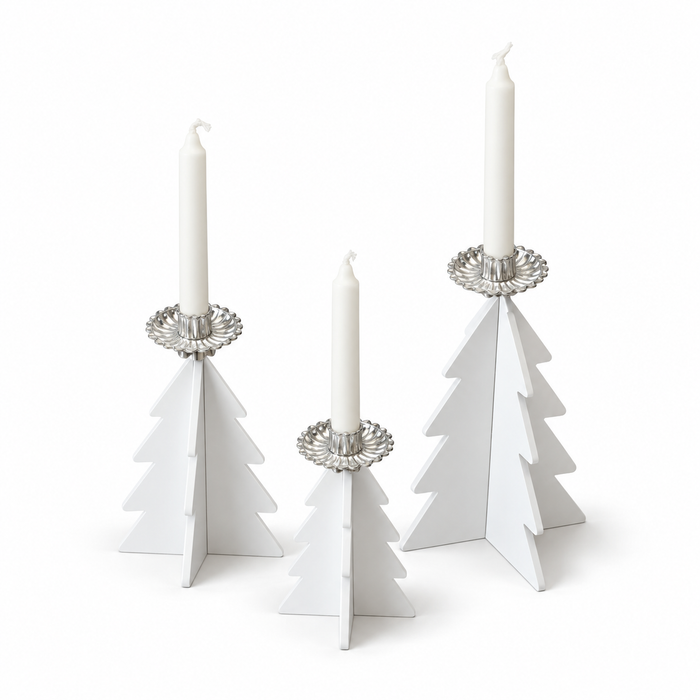 R&W Christmas Tree Candle Holders
