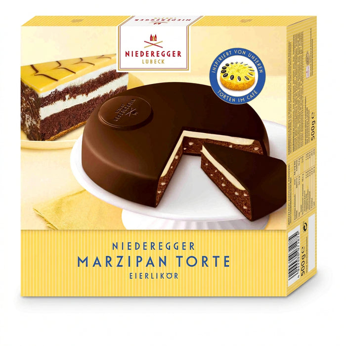 Niederegger Marzipan Eierlikor (Eggnog) Torte