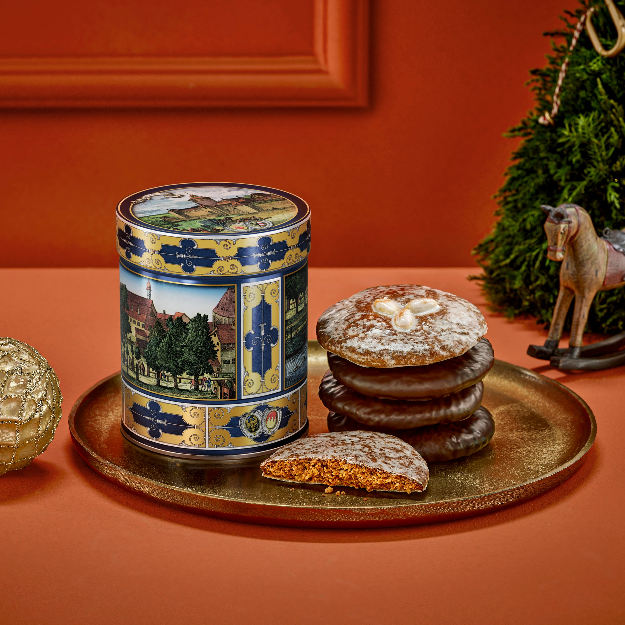 Lebkuchen Schmidt Festive Elisen Tin – Historic Nuremberg