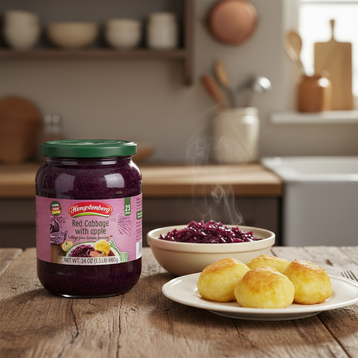 Hengstenberg Bavarian Red Cabbage & Apple in Jar