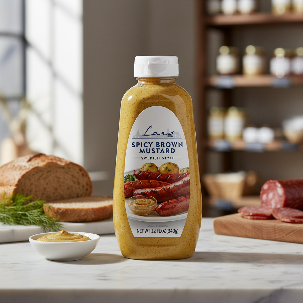 Lars Own Spicy Brown Swedish Style Mustard