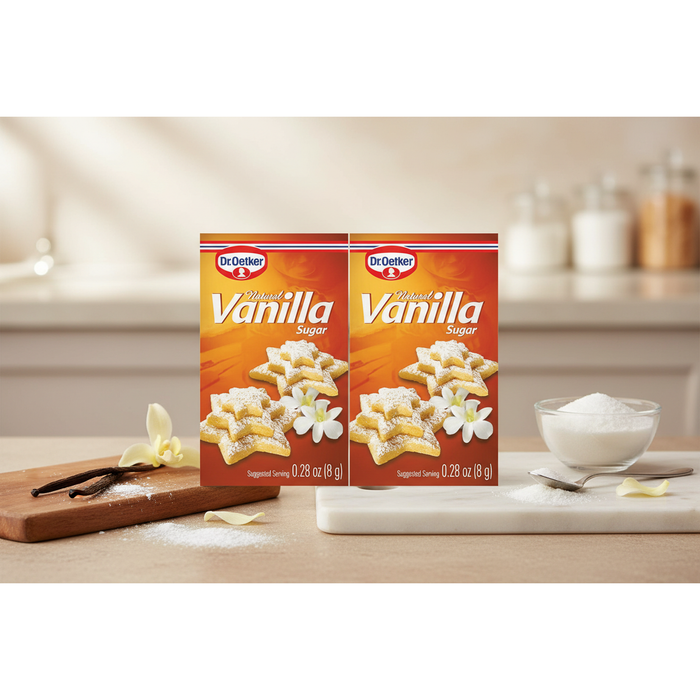 Dr. Oetker Natural Vanilla Sugar - 6 Pouch Pack