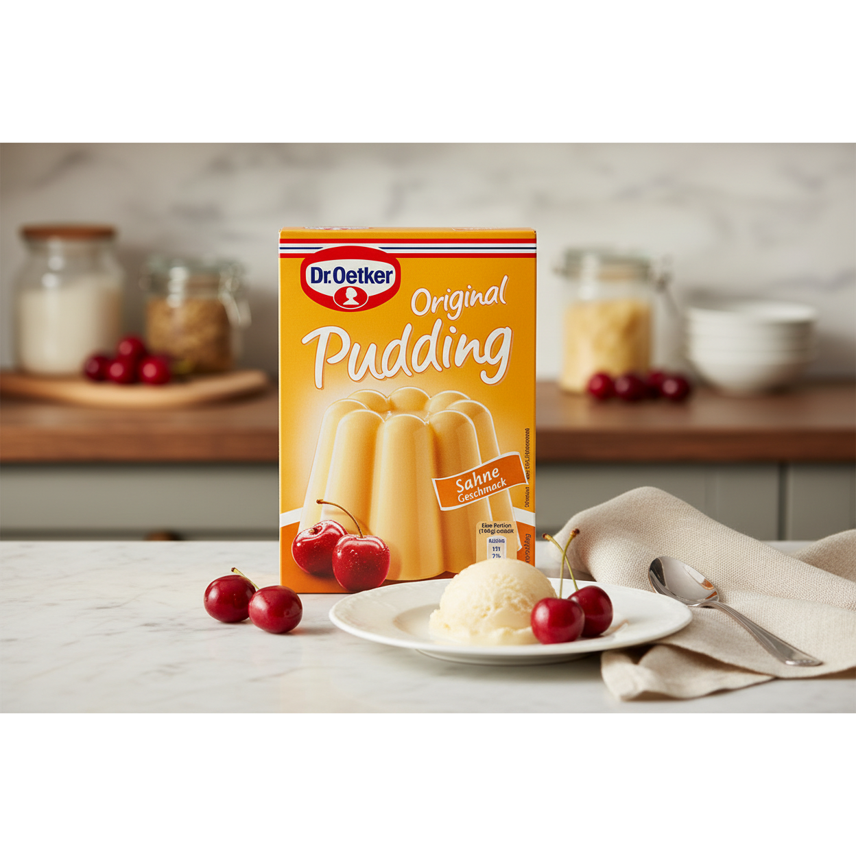 Dr. Oetker Original Cream Pudding, 3 Pouch Pack – European Deli