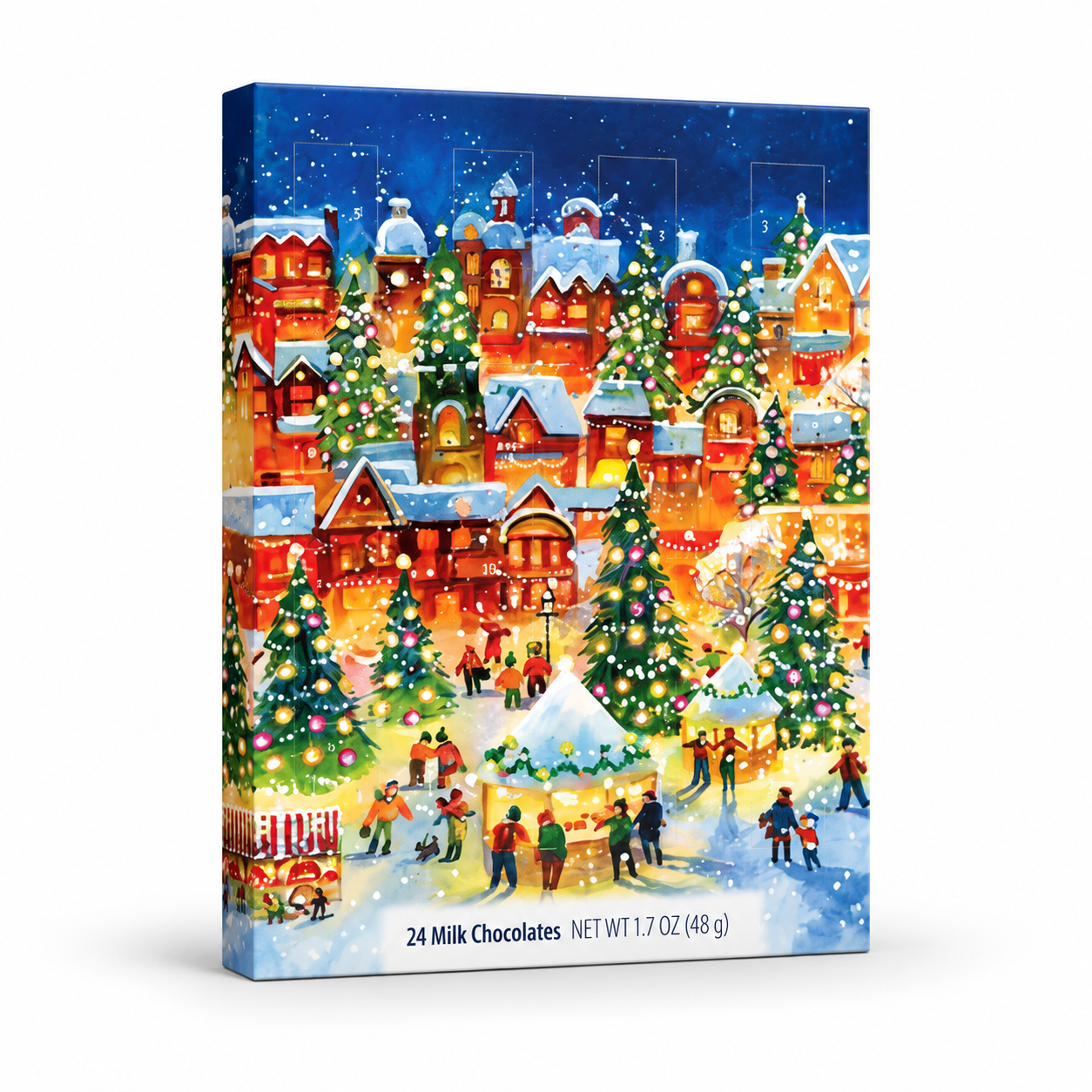 Erika’s Pantry Advent Calendar – Choose from Snowy Christmas Market or Children Glimpsing Through the Toy Shop Window