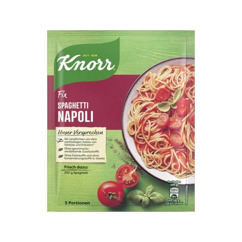 1.38 Spaghetti | oz. Napoli, Fix Deli Knorr European