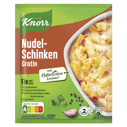 Knorr Nudel-Schninken Gratin – Deli European