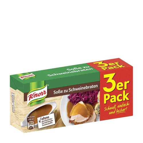 Knorr Pork Roast Schweinebraten Sauce (3 Pack) – European Deli Knorr Pork Roast Schweinebraten Sauce (3 Pack) – European Deli