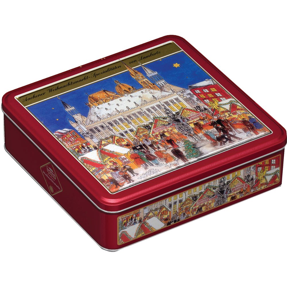 Lambertz Christmas Market Weihnachtsmarkt Tin | European Deli
