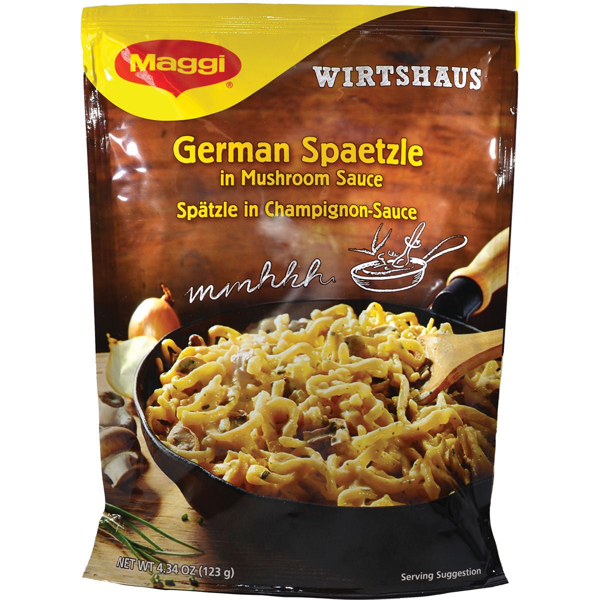 Maggi German Spaetzle with Mushroom Sauce European Deli