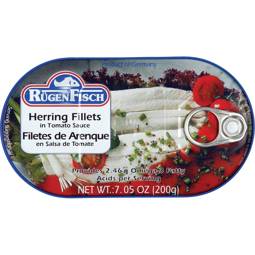 RugenFisch Herring Fillets In Tomato Sauce – European Deli