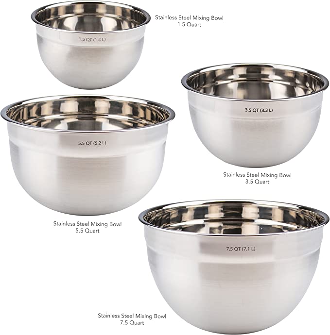 Stainless Steel Mixing Bowl Set - Shop