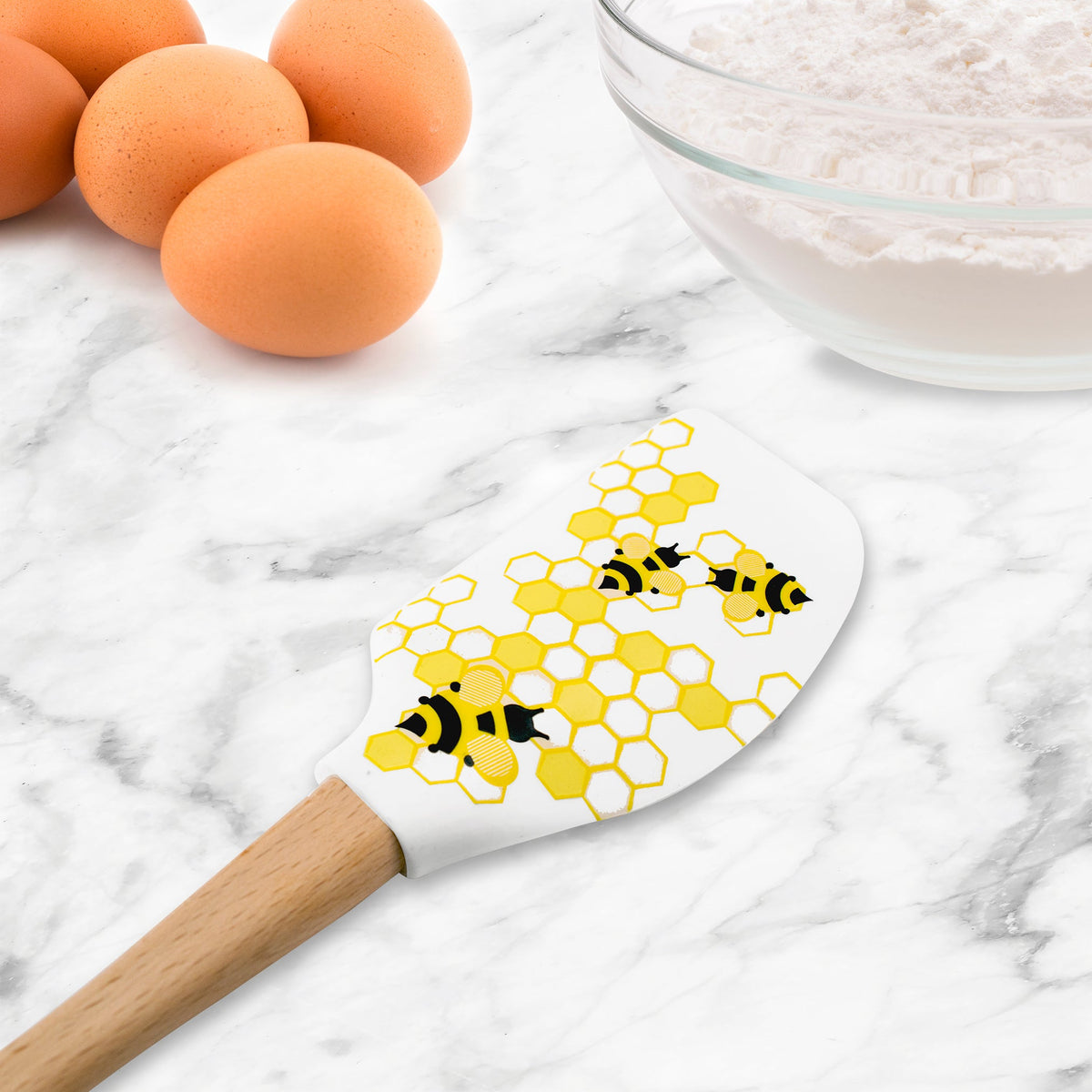 Williams Sonoma Silicone Bee Spatulas with Gold Handle