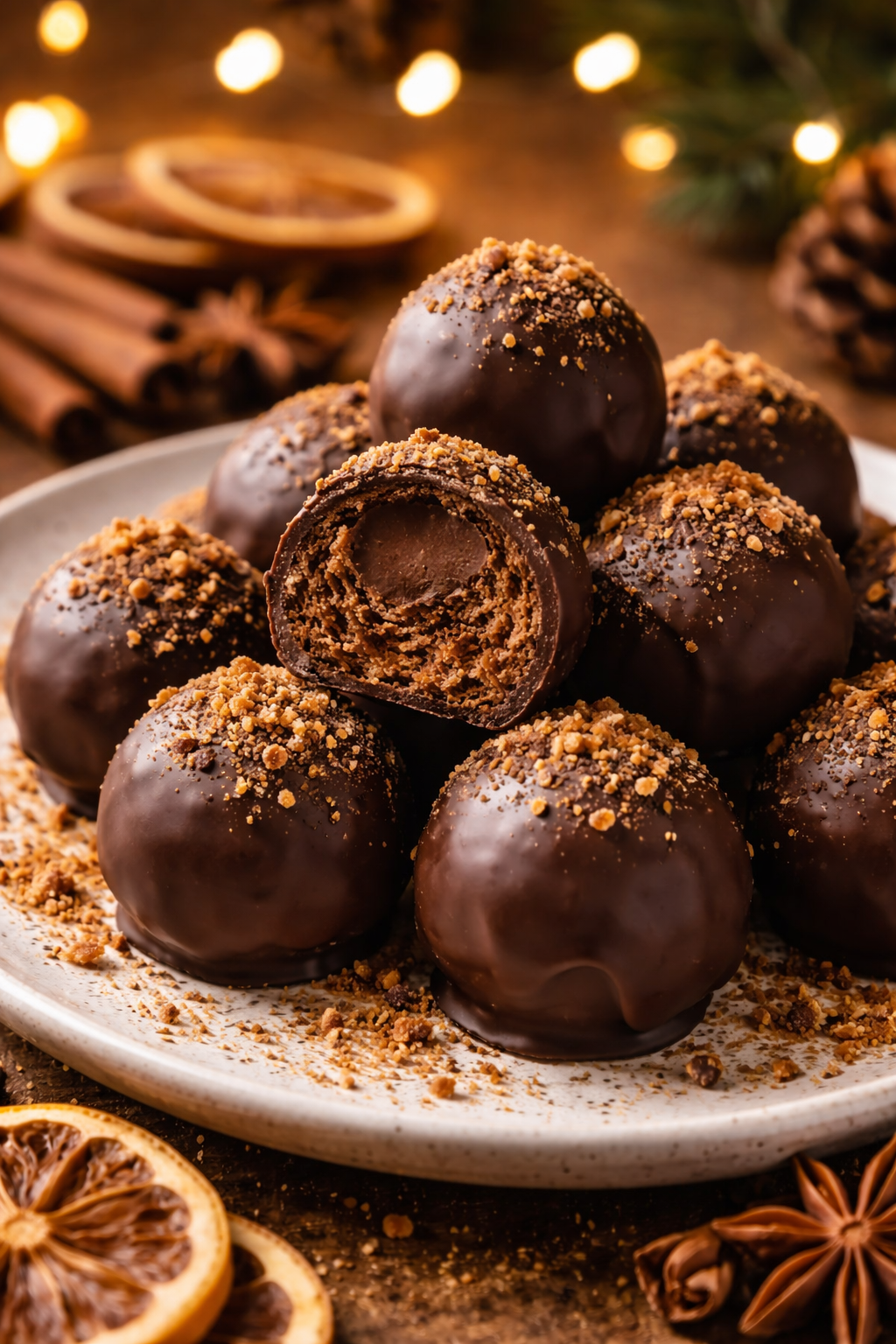 No-Bake Lebkuchen Truffle Recipe 🍫