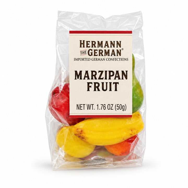 Hermann the German Marzipan Fruits in Confectionary Bag