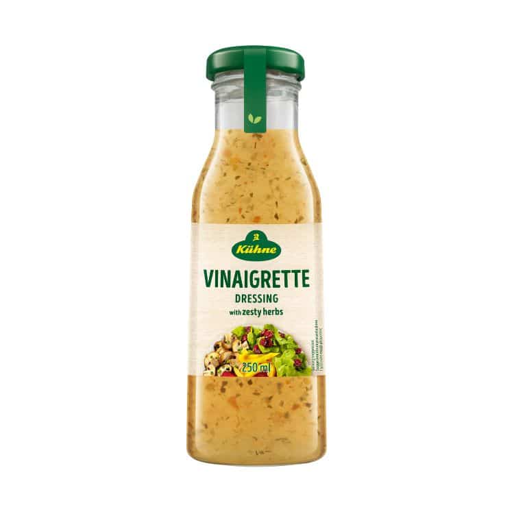 Kühne Zesty Herb Vinaigrette oil-free dressing bottle