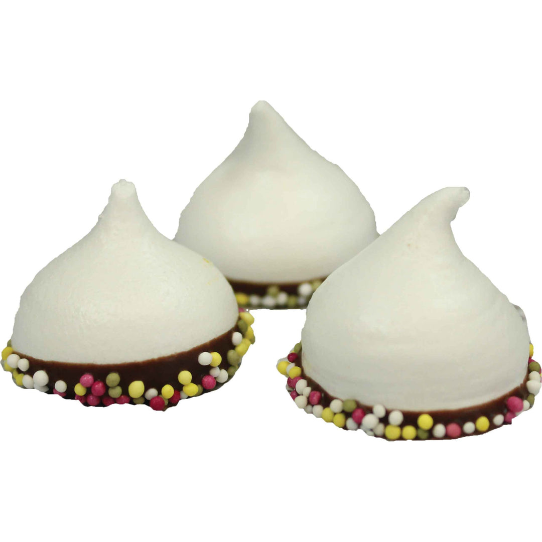 OooMeringues Peppermint Meringues with Sprinkles