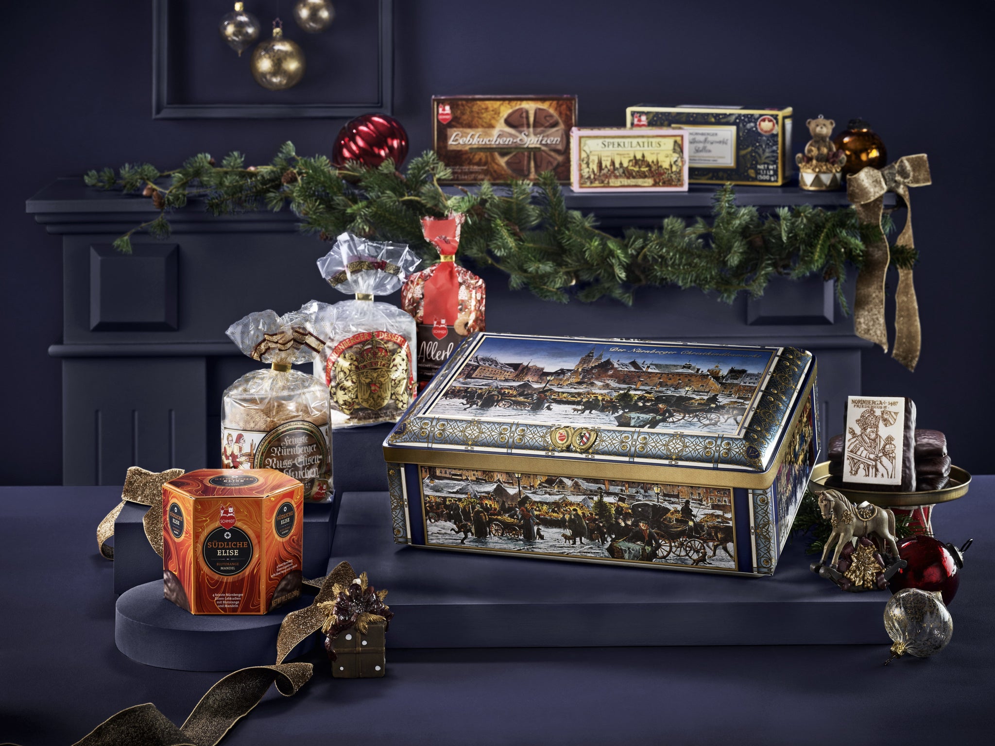 エルセーヌ　ノンセリュクイック　withスーパージュエリーボール Lebkuchen Schmidt Family Parcel | Nuremberg Christmas Cookie