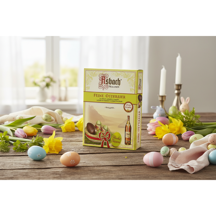 Asbach Chocolate Eggs, NO Sugar Crust