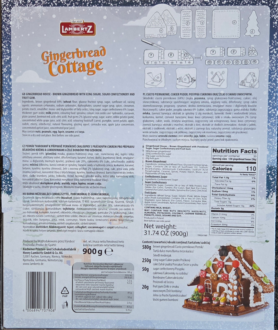 Lambertz DIY Gingerbread House