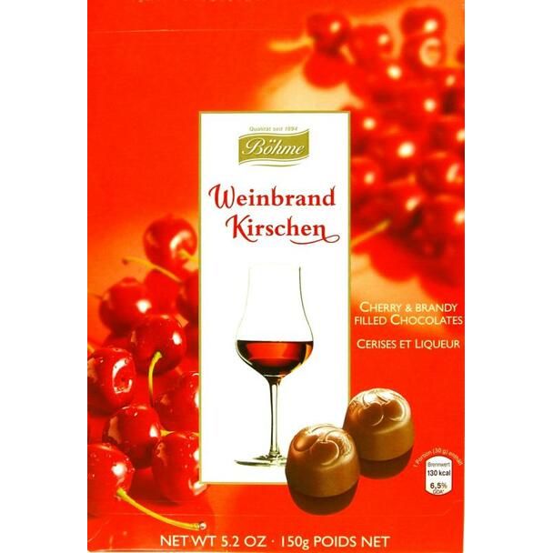 Boehme Cherry and Brandy Filled Chocolates