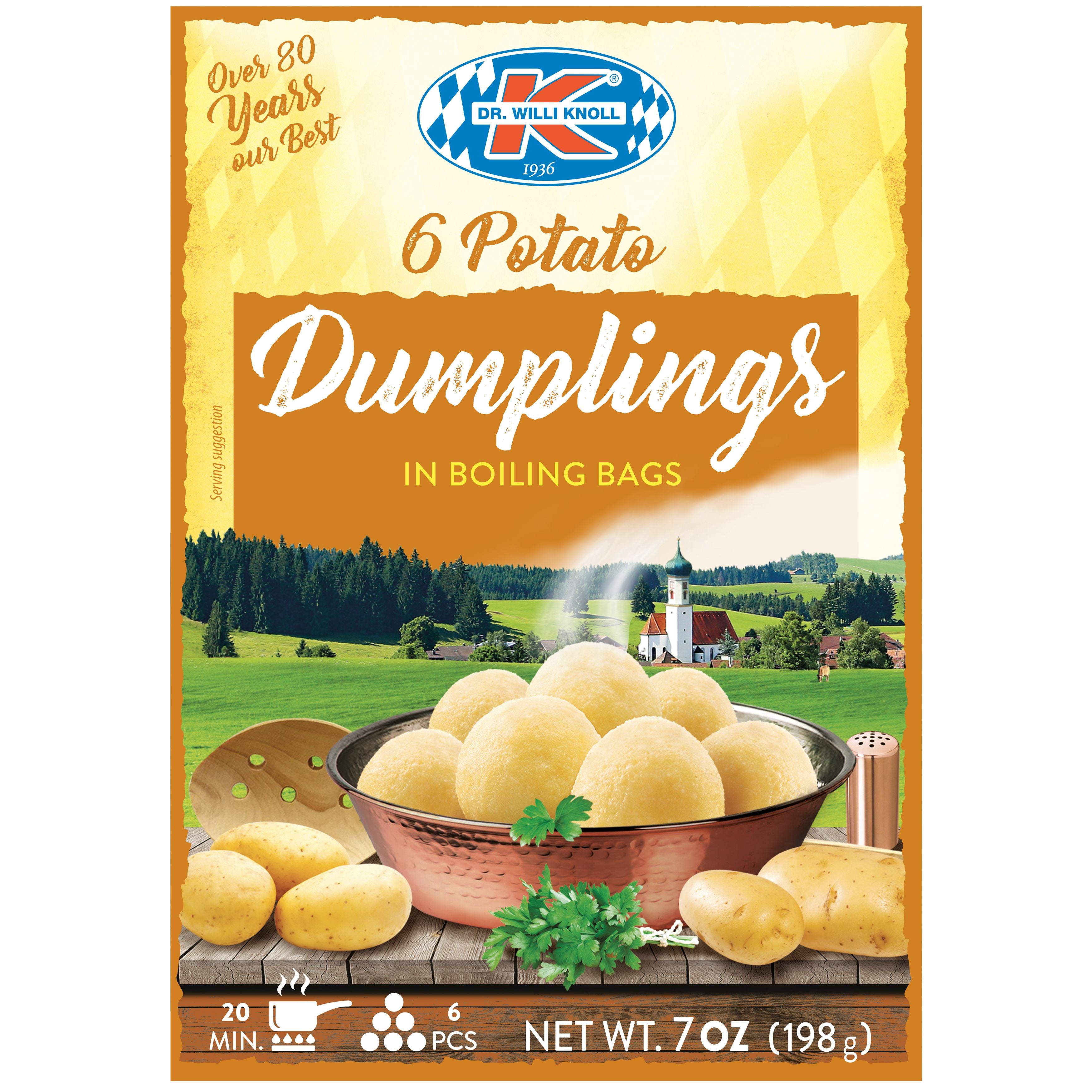 Dr. Knoll Potato Dumpling H&H in Bags 6'S