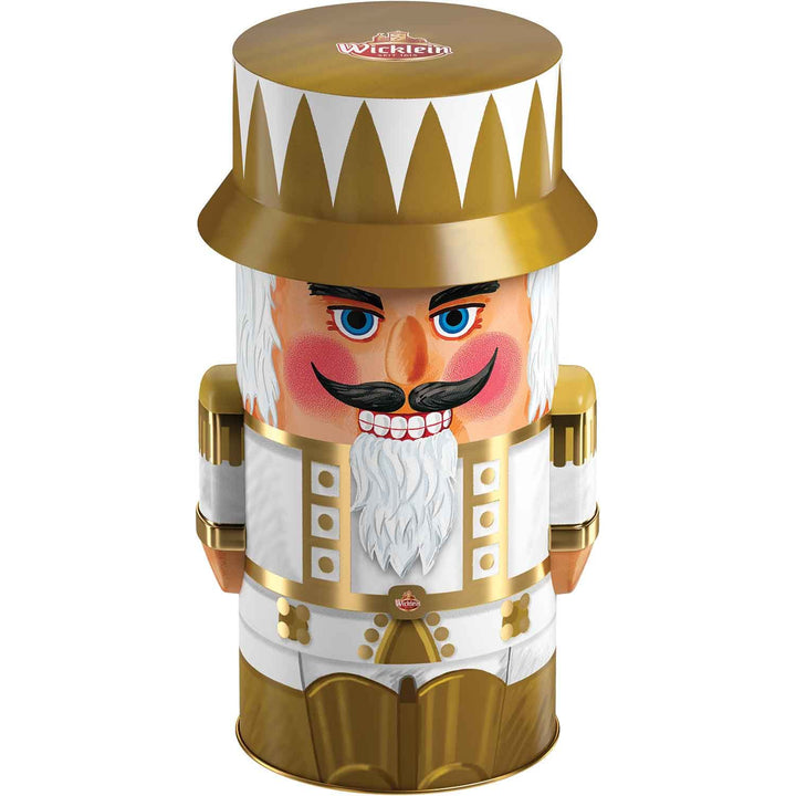 Wicklein Nutcracker Tin with Mini Chocolate Lebkuchen