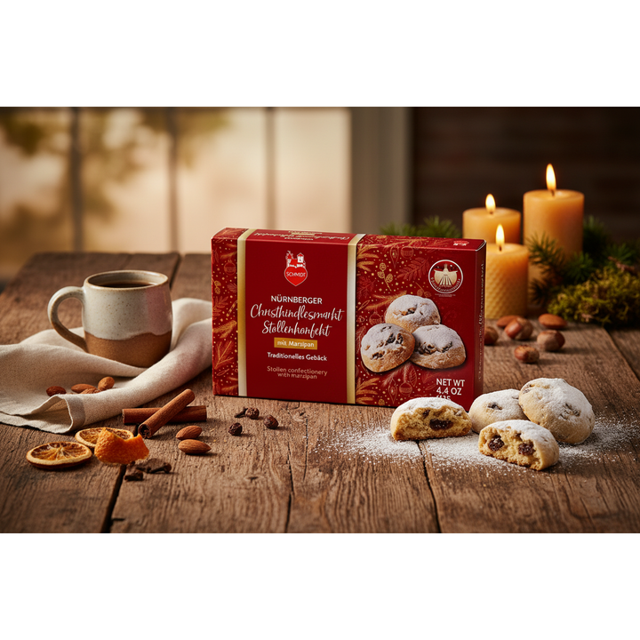 Christmas Market Marzipan Stollen Confectionery by Lebkuchen Schmidt — alternate product view 3