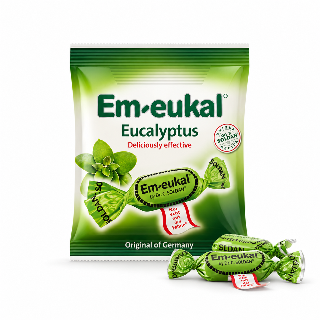 Dr. C. Soldan Em-eukal Eucalyptus Lozenges on a white background