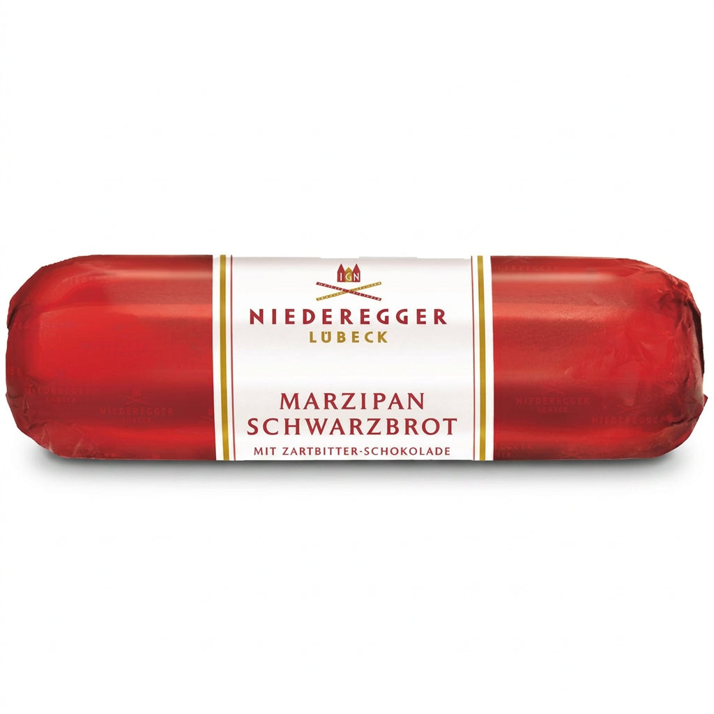 Niederegger Dark Chocolate Covered Marzipan Loaf, 75 g. — front of package