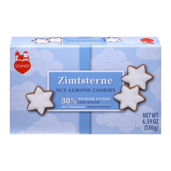 Lebkuchen Schmidt Zimsterne with 30% Less Sugar