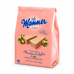 Manner Hazelnut Wafers 400g