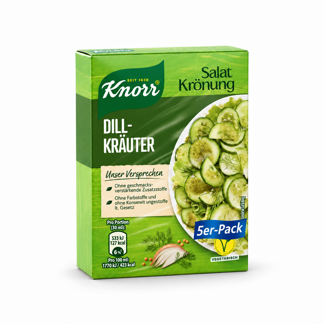 Knorr Dill-Krauter Seasoning — product packaging centered on a white background