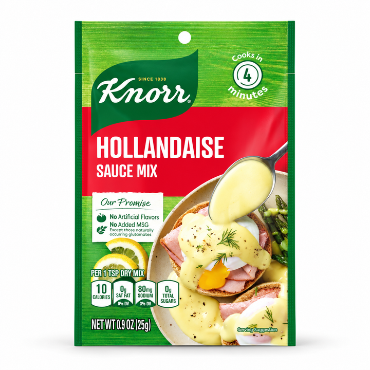 Knorr Hollandaise Sauce — product packaging centered on a white background