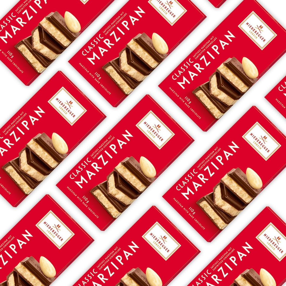 Niederegger Classic Dark Chocolate Bar filled with Marzipan — product image 2