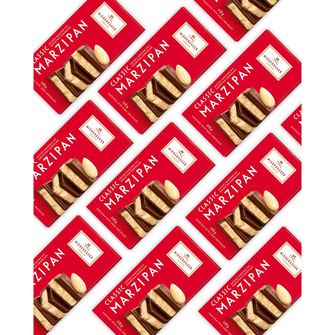 Niederegger Classic Dark Chocolate Bar filled with Marzipan