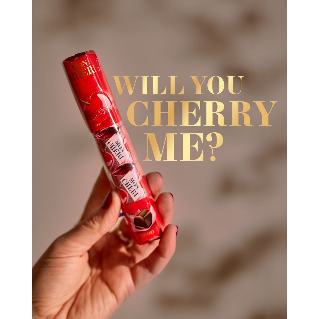 Ferrero Mon Cheri Chocolate Covered Cherries, 15 Piece Box