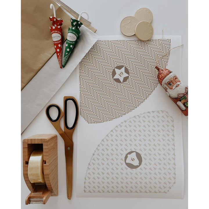 Simon Coll Festive Umbrella Shapes in Milk Chocolate