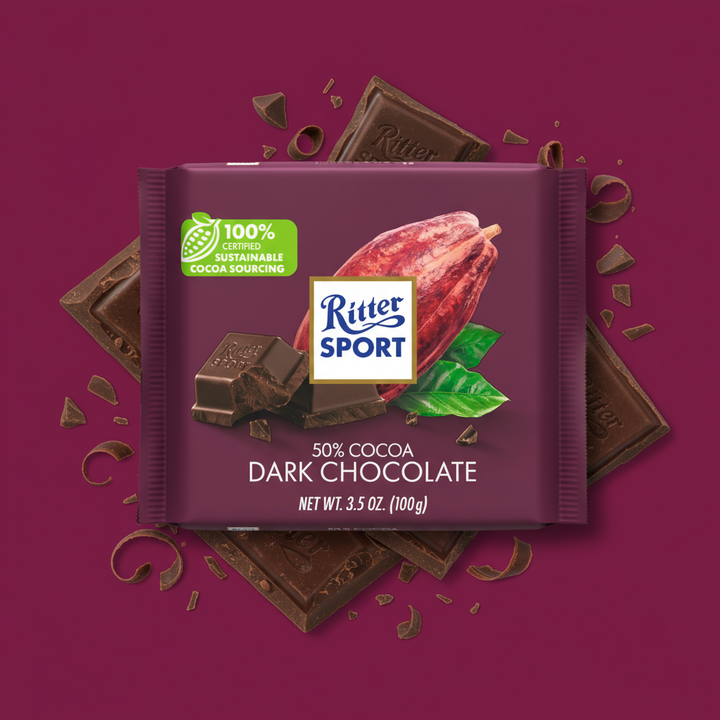 Ritter Sport Dark Chocolate (50% Cocoa)