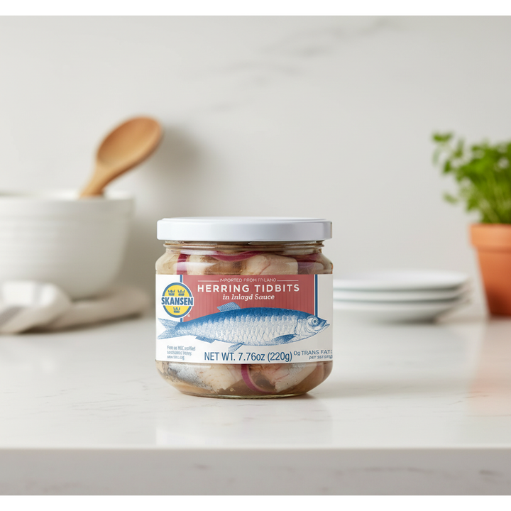 Skansen Traditional "Inlagd" Herring in Jar