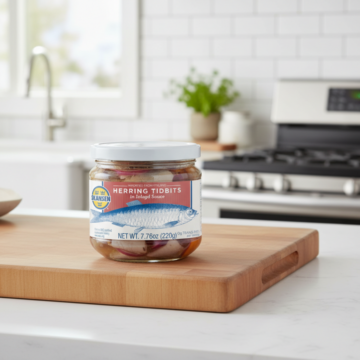 Skansen Traditional "Inlagd" Herring in Jar