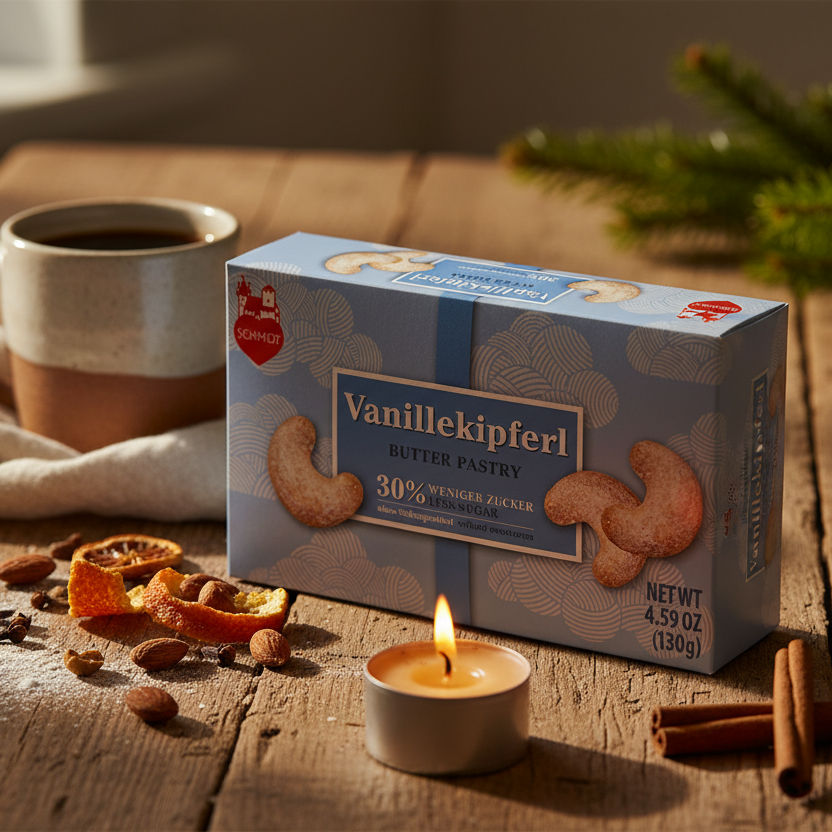 Lebkuchen Schmidt Nuremberg Vanilla Crescents with 30% Less Sugar — alternate product view 3
