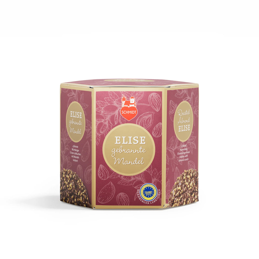 Lebkuchen Schmidt Roasted Almond Elisen, 300 g hexagonal box