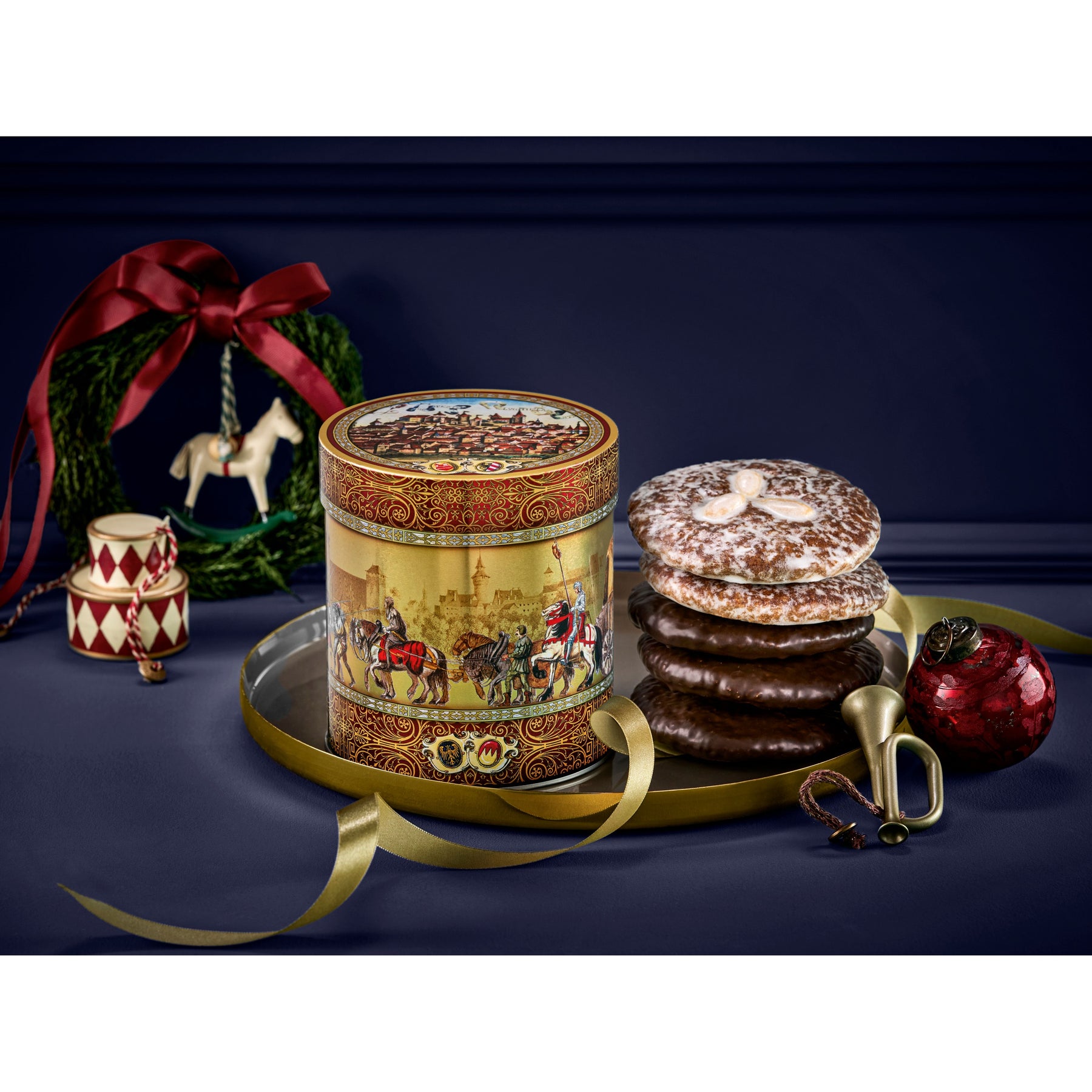Lebkuchen Schmidt Festive Tin | Nuremberg Gingerbread Collector's