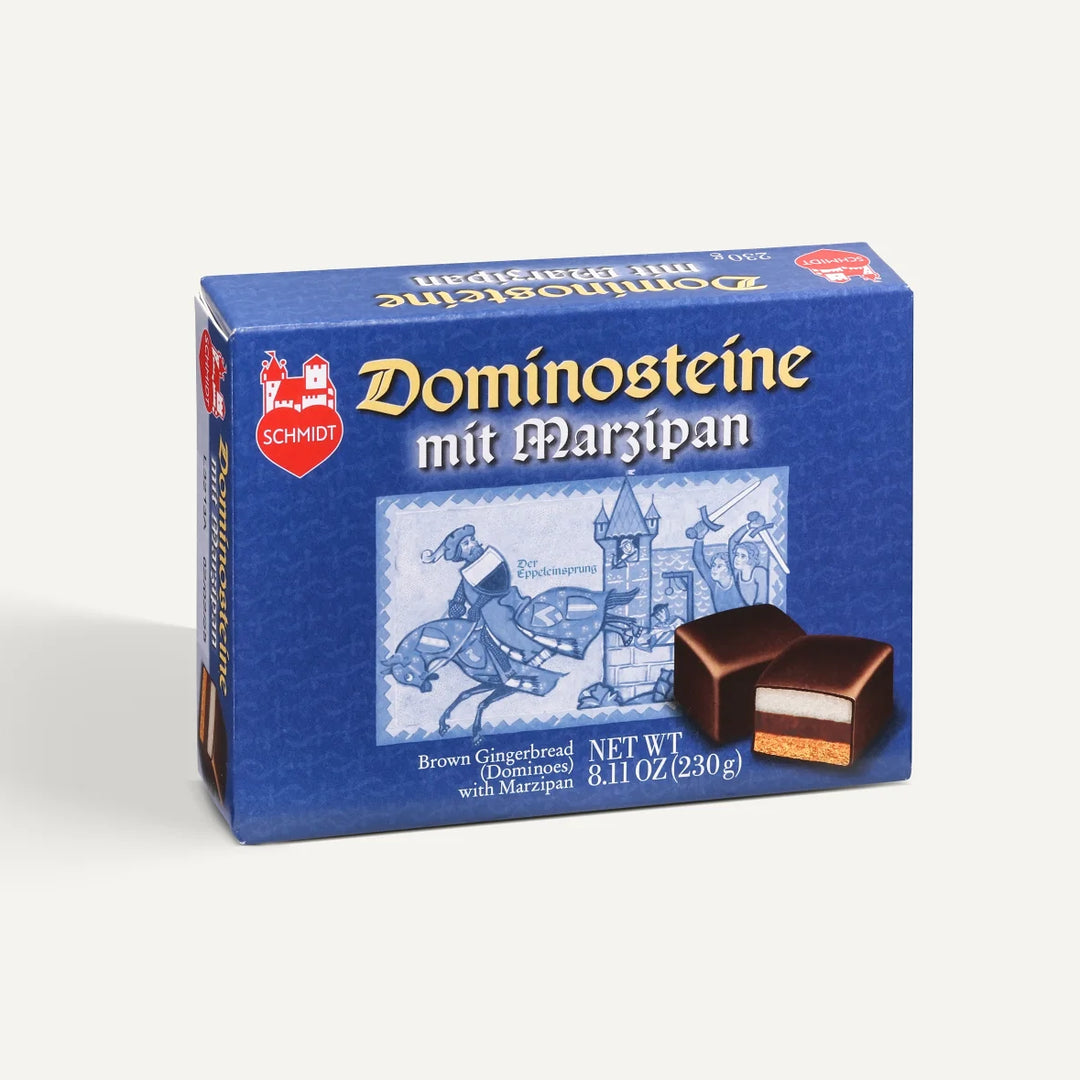 Lebkuchen Schmidt Dominos with Marzipan