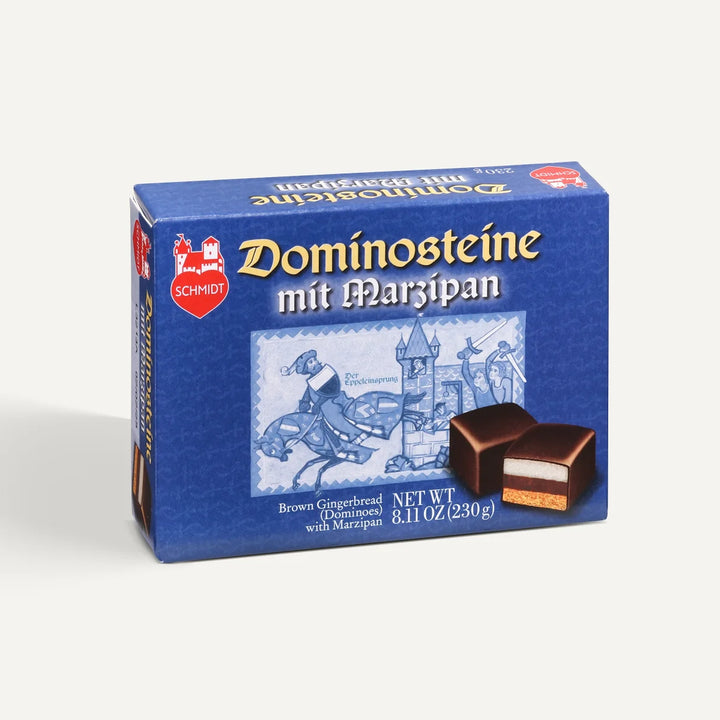 Lebkuchen Schmidt Dominos with Marzipan