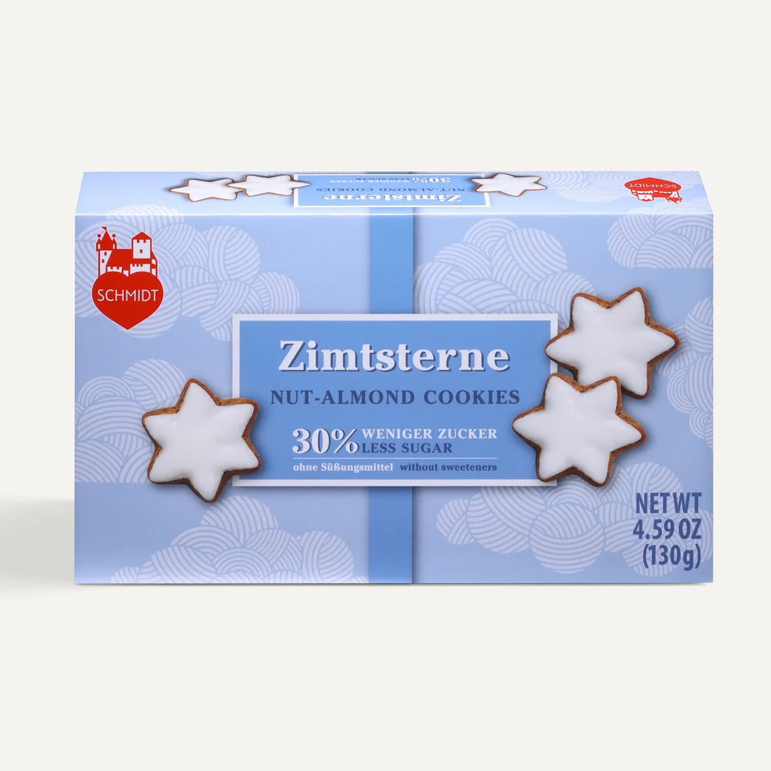 Lebkuchen Schmidt Zimsterne with 30% Less Sugar