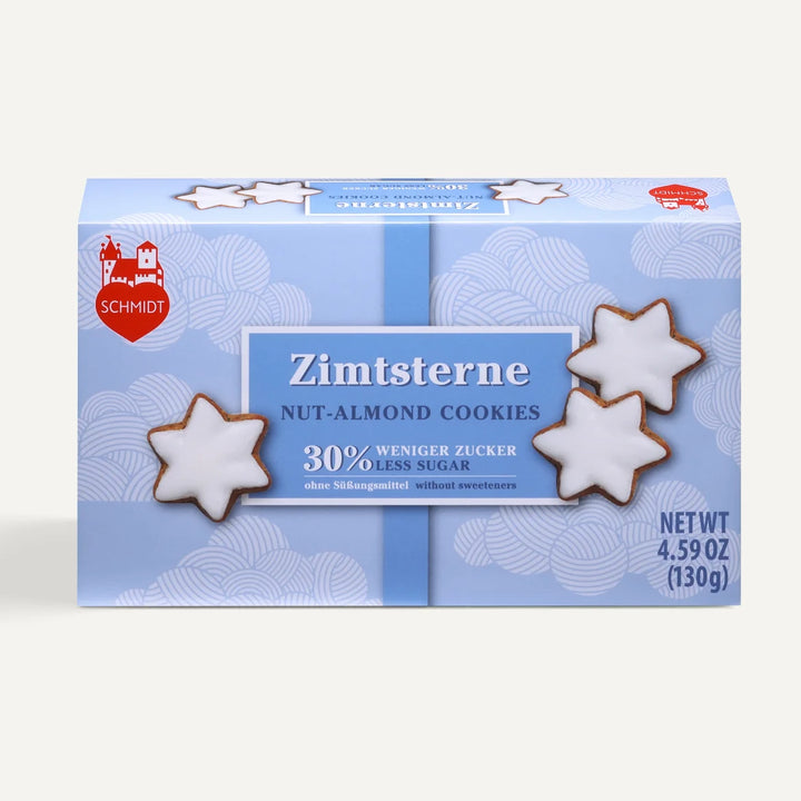 Lebkuchen Schmidt Zimsterne with 30% Less Sugar
