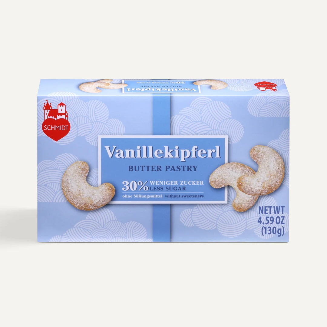 Lebkuchen Schmidt Nuremberg Vanilla Crescents with 30% Less Sugar